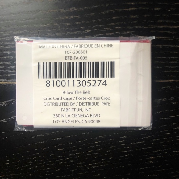 B-Low The Belt Croc Card Case - Picture 3 of 3